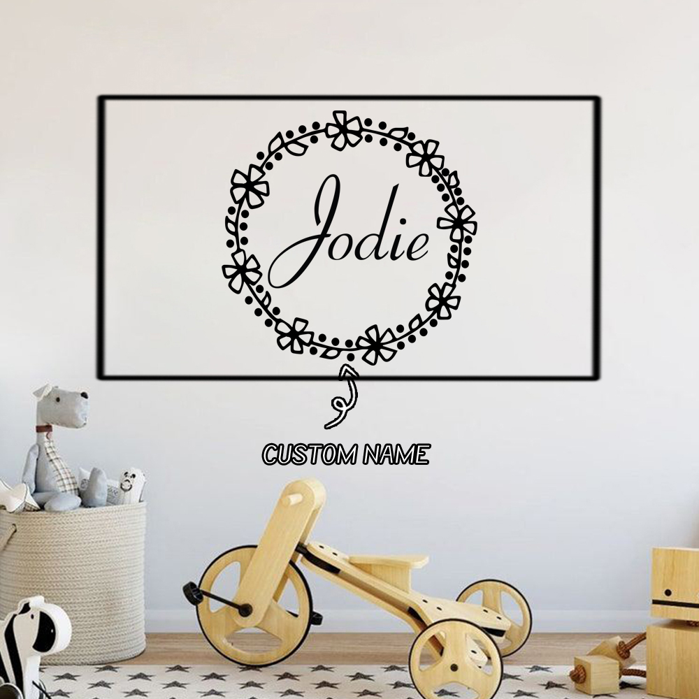 Home Decor Wall Tiles - 1PC mooie krans aangepaste tekst woondecoratie