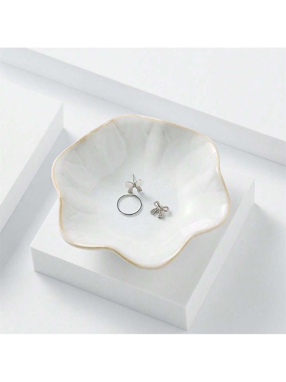 Ceramic Trinket Dish - 1 stuk keramisch sieradenvakje in de