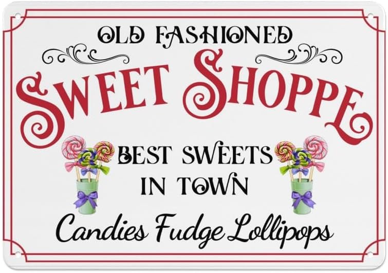 Home Decor Shop - Oud Hollandse snoepwinkel metaalbord vintage retro