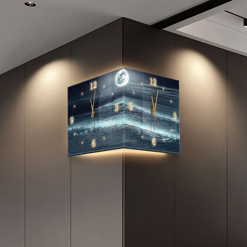 Wall Clock Silent - Led digitale wandklokken Luxe restaurant woonkamer