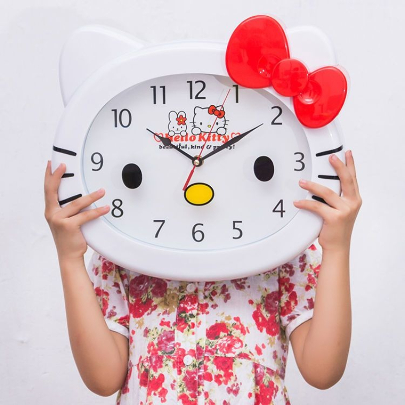 Leuke Sanrio HelloKitty stille - Wall Clock Silent recensie en prijs
