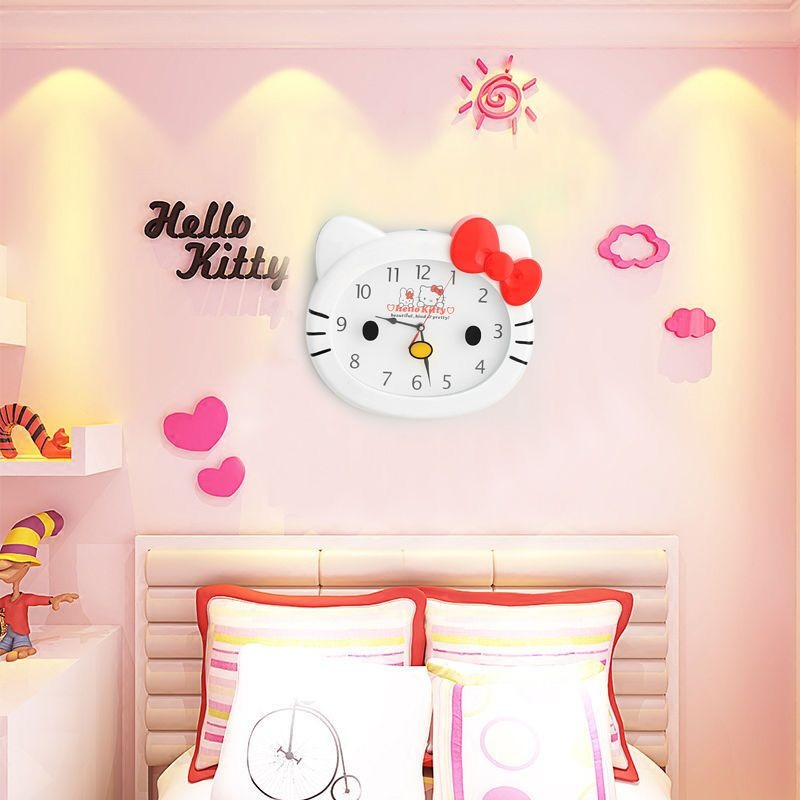 Leuke Sanrio HelloKitty stille - Wall Clock Silent recensie en prijs