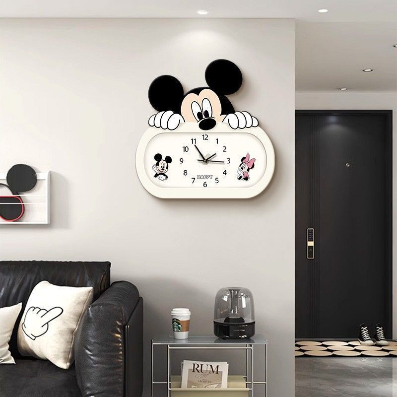 Mickey Cartoon Wandklok Woonka - Wall Clock Silent recensie en prijs