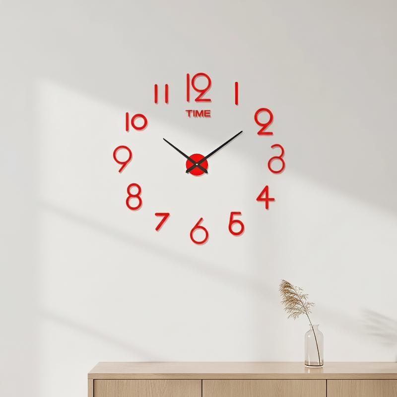 Acryl Spiegel 3D DIY Wandklok  - Wall Clock Silent recensie en prijs