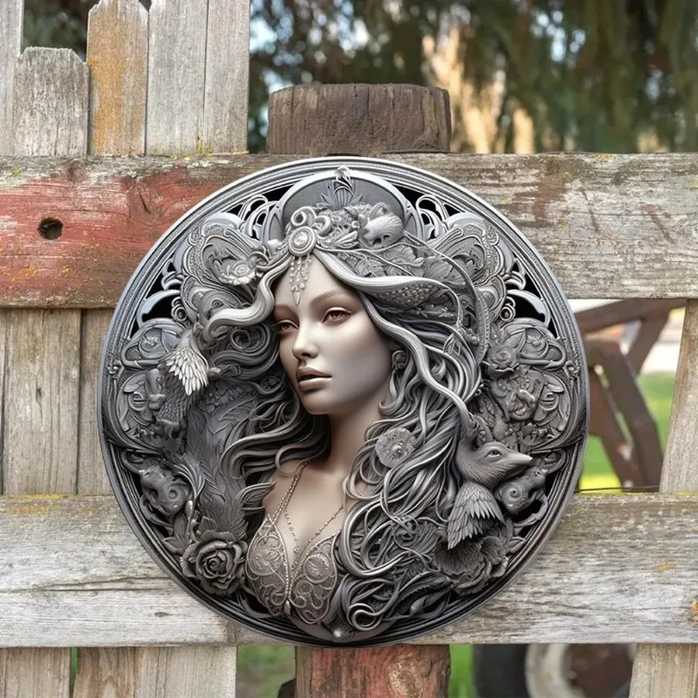 Rond metalen aluminium merktek - Home Decor Shop recensie en prijs