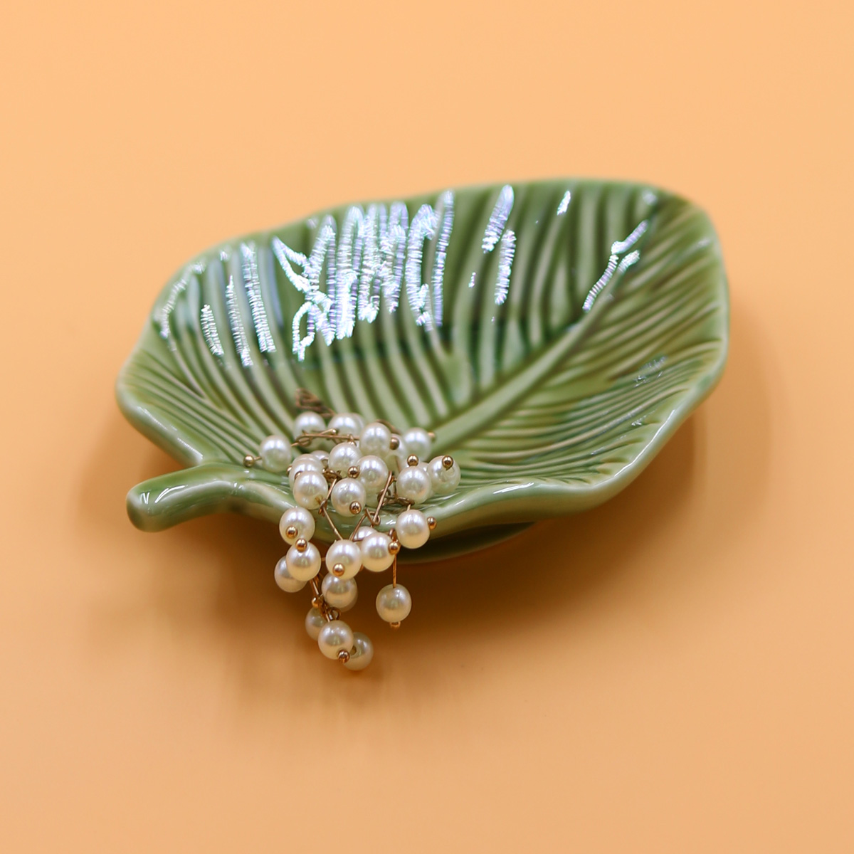 1 stuks bladvormige sieradenor - Ceramic Trinket Dish recensie en prijs