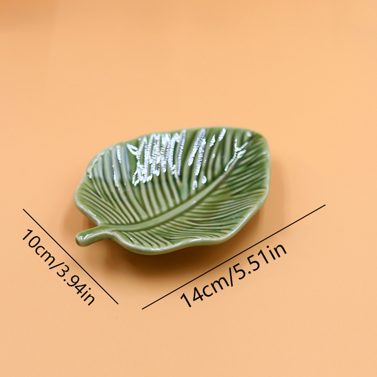 1 stuks bladvormige sieradenor - Ceramic Trinket Dish recensie en prijs