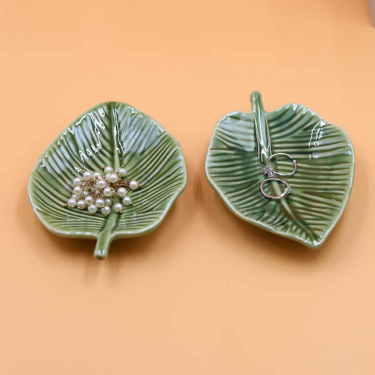 1 stuks bladvormige sieradenor - Ceramic Trinket Dish recensie en prijs