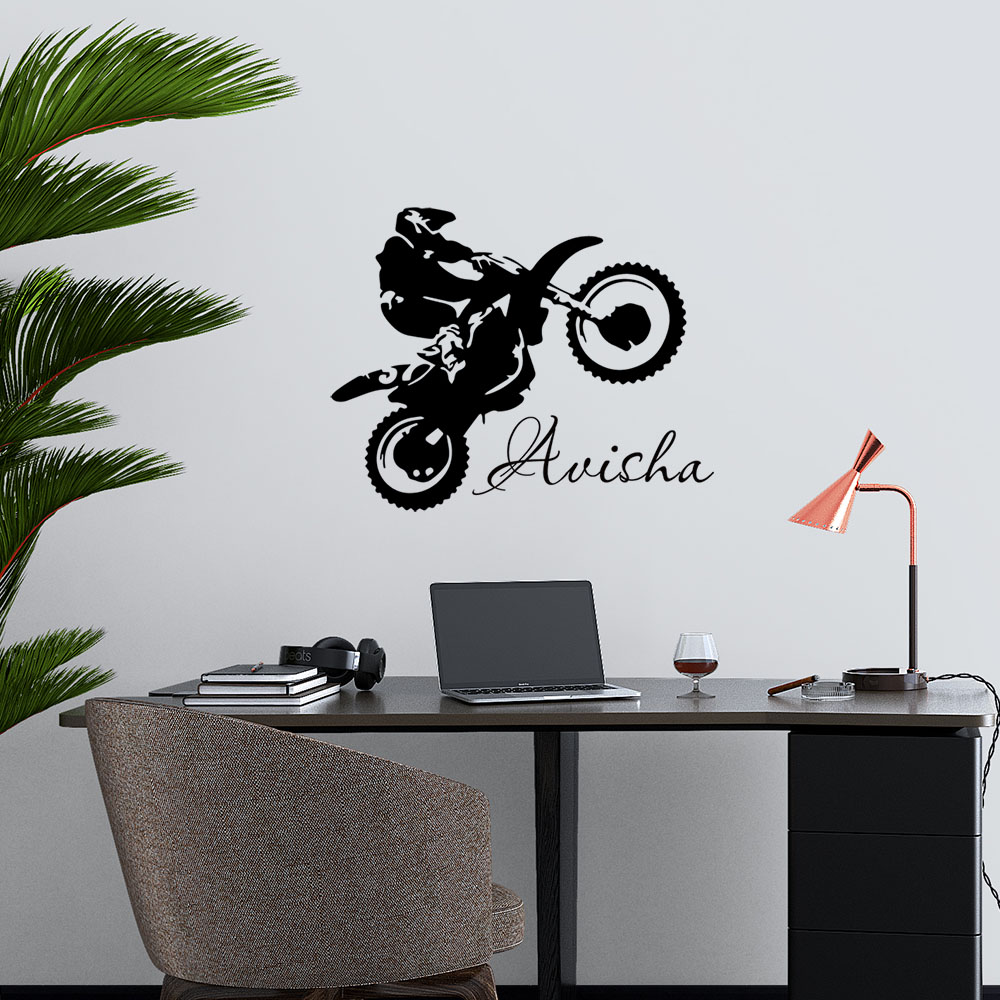 1PC Mode Motorrijder Aangepast - Home Decor Wall Tiles recensie en prijs