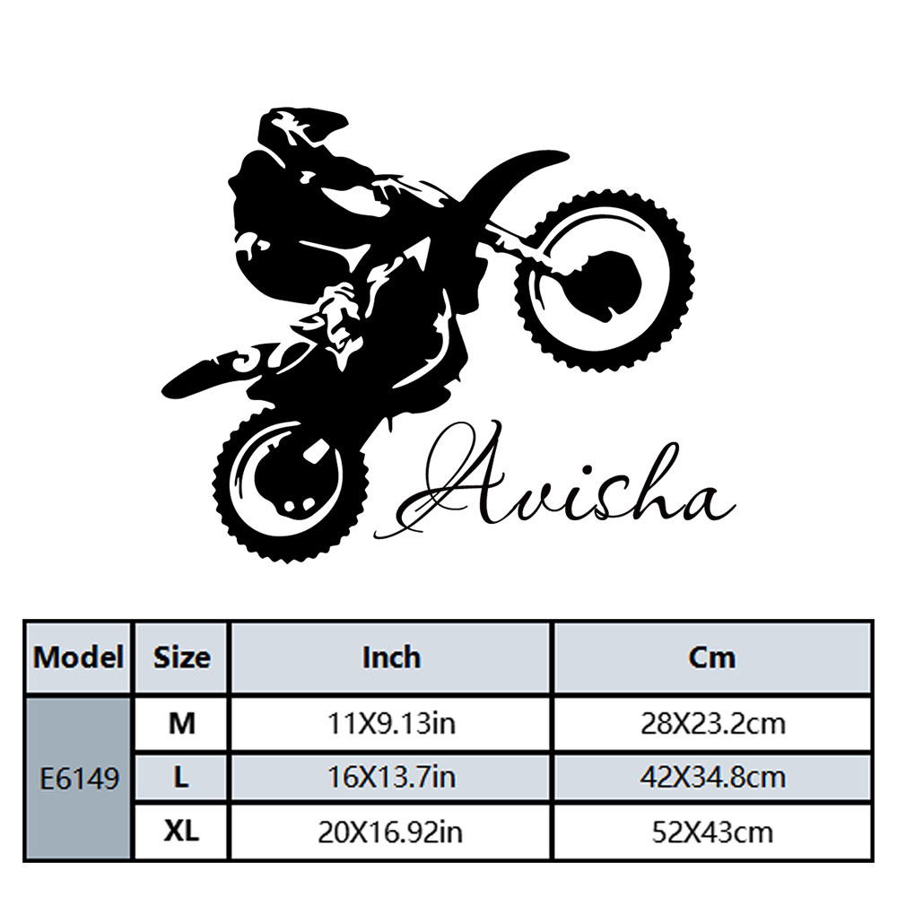1PC Mode Motorrijder Aangepast - Home Decor Wall Tiles recensie en prijs