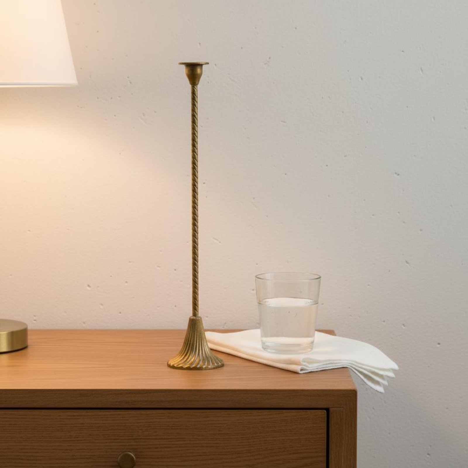 Gedraaide gouden kaarsenhouder - Home Decor Gold recensie en prijs
