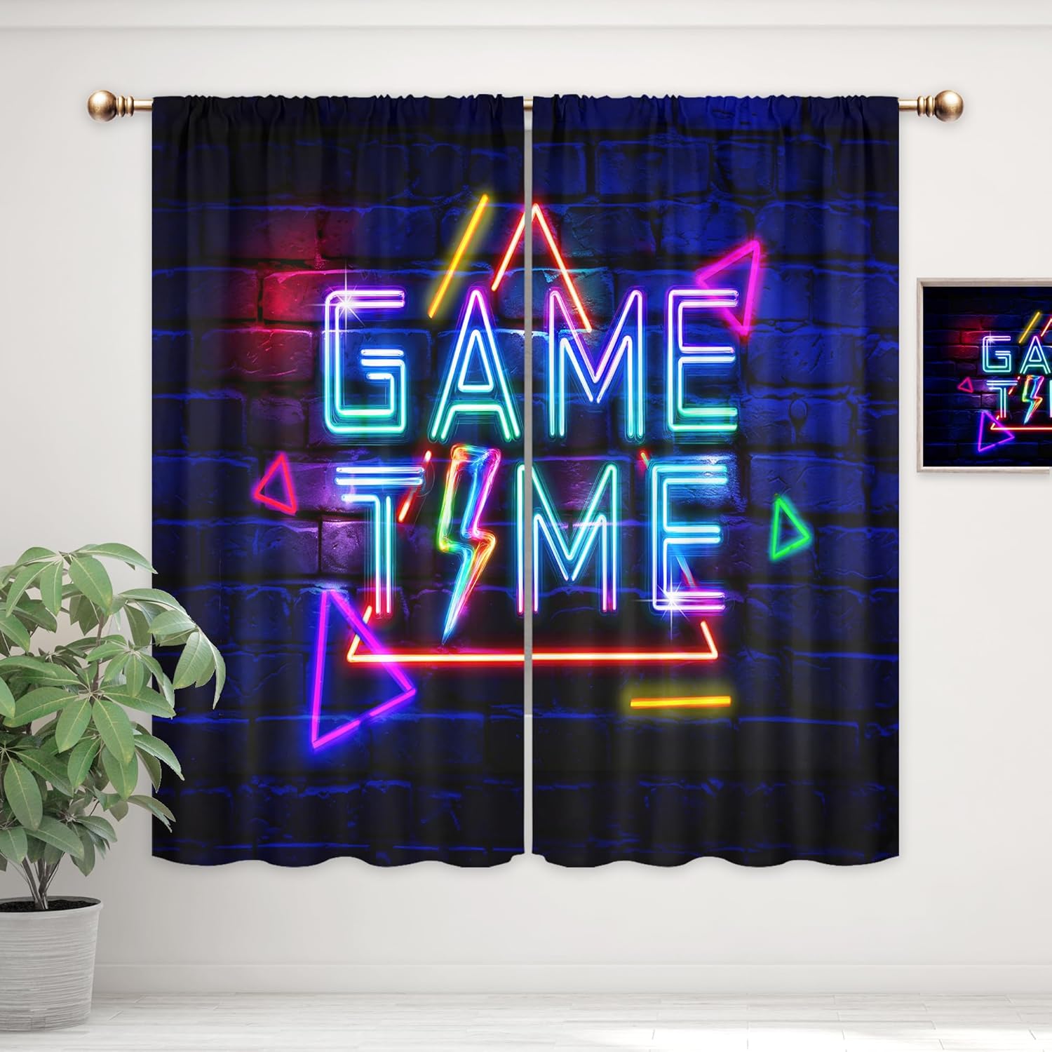Kinder Neon Gaming Gordijnen v - Home Decor Youtube Videos recensie en prijs
