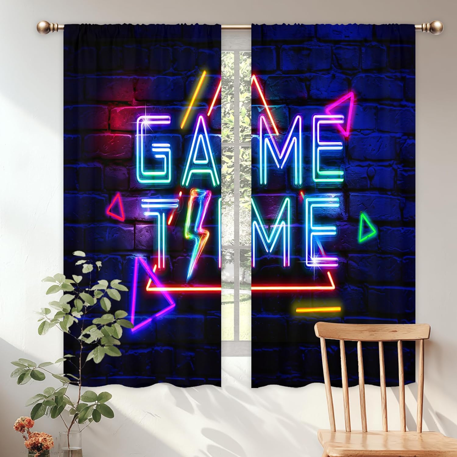 Kinder Neon Gaming Gordijnen v - Home Decor Youtube Videos recensie en prijs