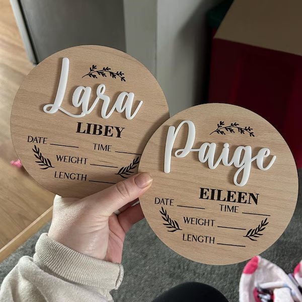 1Pc Aangepaste Baby Aankondigi - Home Decor For Birthday recensie en prijs