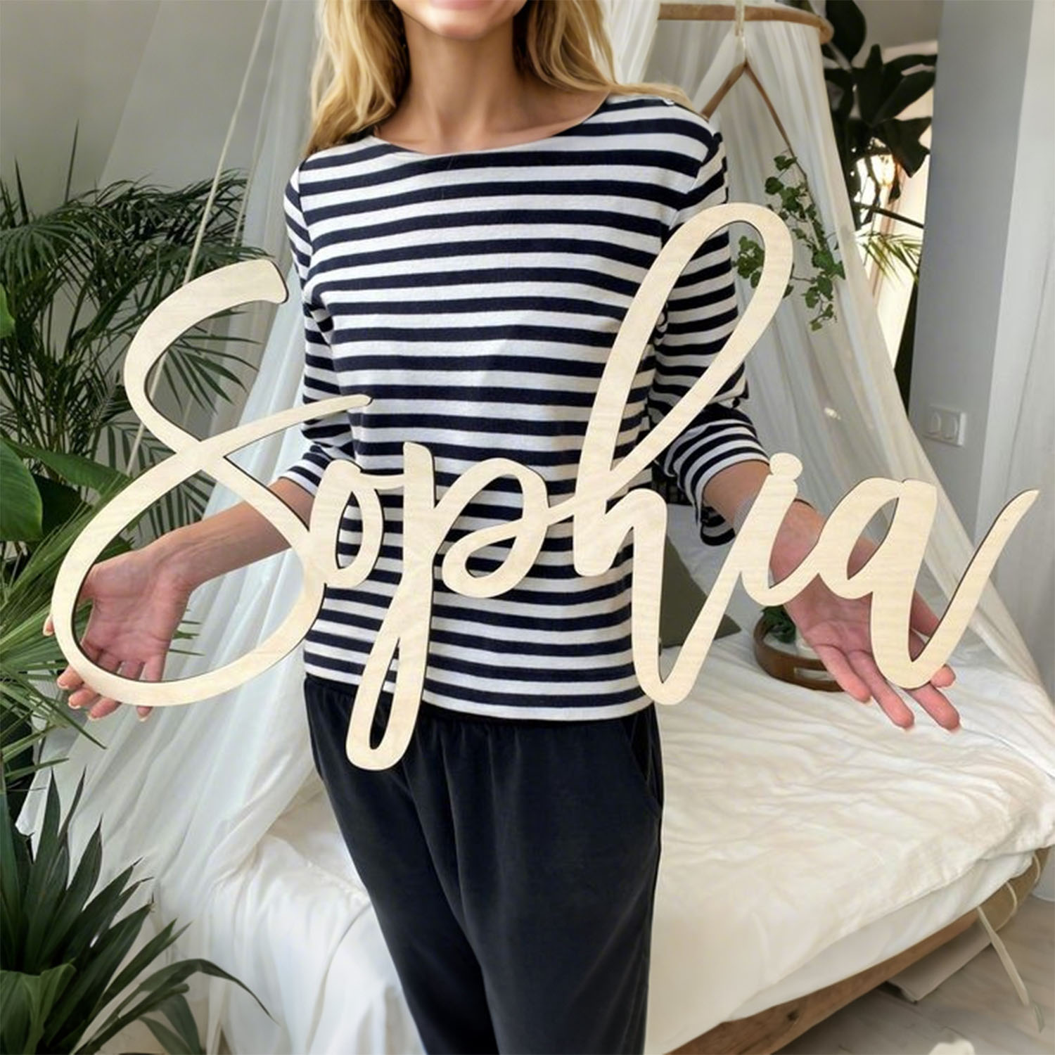 1 stuk gepersonaliseerd houten - Home Decor For Birthday recensie en prijs