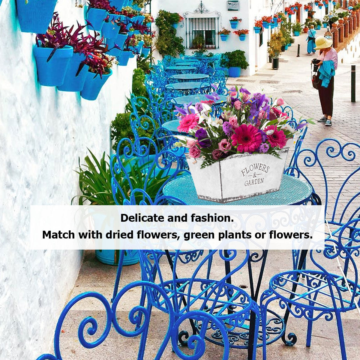 Eenvoudige ijzeren touwbloemen - Home Decor Shop recensie en prijs