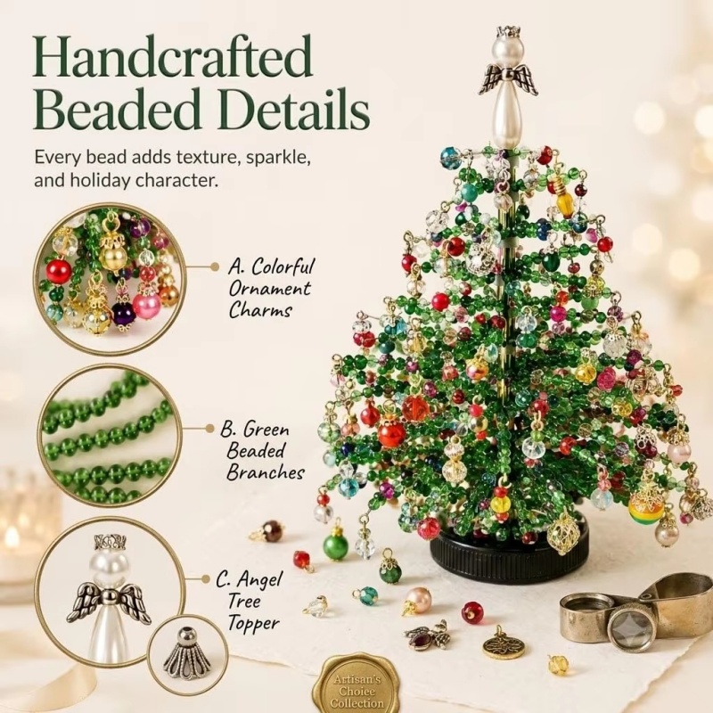 DIY Kerstboomset met Kristalle - Home Decor Xmas Tree recensie en prijs