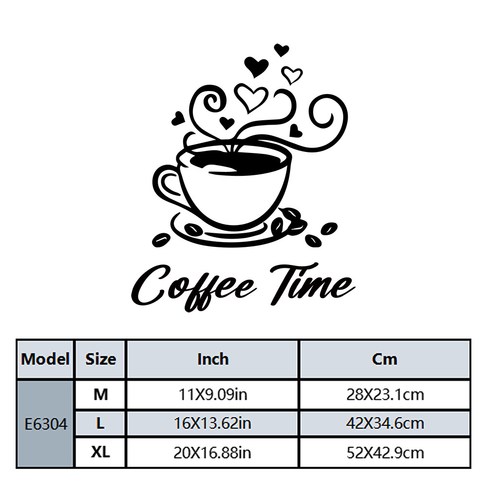 1PC Mode Koffie Aanpasbare Tek - Home Decor Wall Tiles recensie en prijs