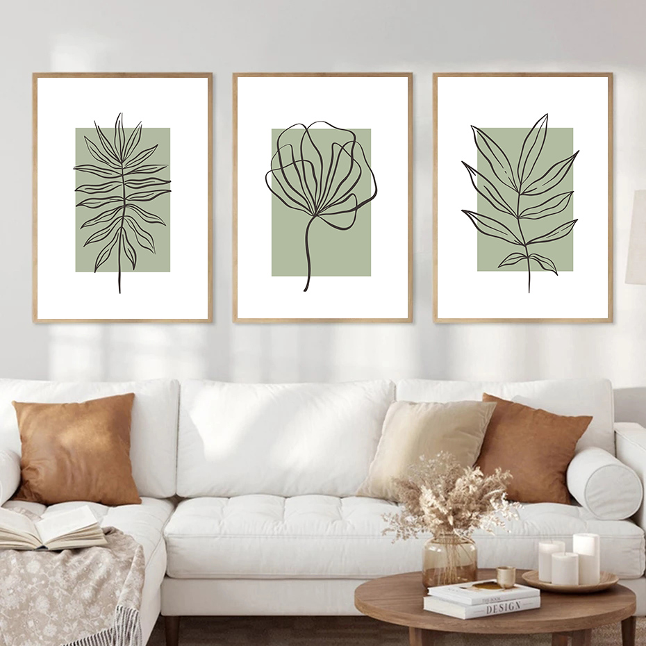 Frameloze saliegroene botanisc - Home Decor Green recensie en prijs