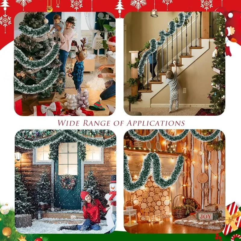 20/2m Kerst Groene Riet Linten - Home Decor Xmas Tree recensie en prijs