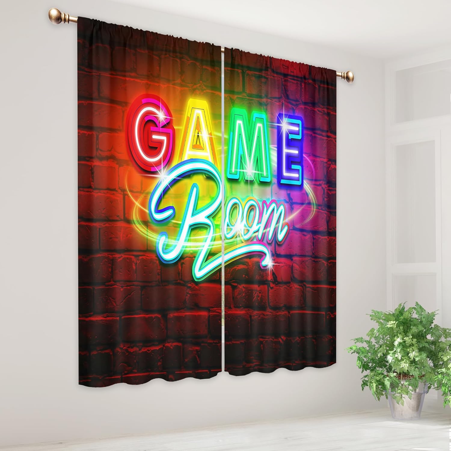 Neon Gaming Gordijnen, Rod Poc - Home Decor Youtube Videos recensie en prijs