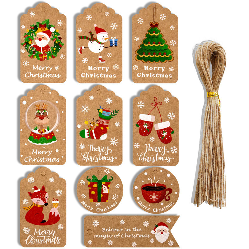 50 stks Vrolijk Kerstfeest Dan - Home Decor Xmas Tree recensie en prijs