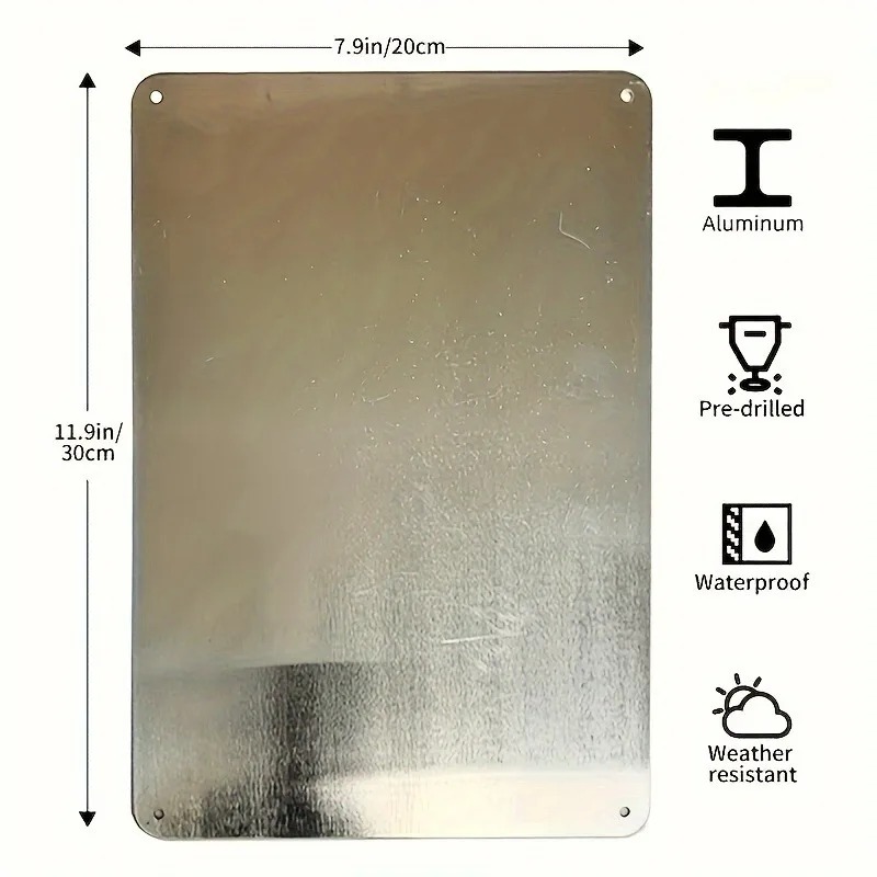 2D Platte Aluminium Plaquette  - Home Decor Shop recensie en prijs