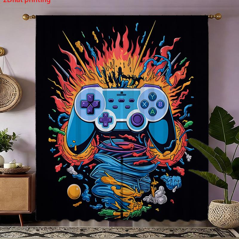 Retro Gaming Controller Gordij - Home Decor Youtube Videos recensie en prijs