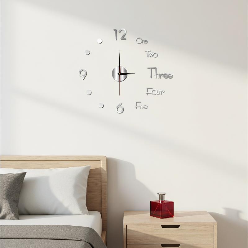 Lichtgevende doe-het-zelf wand - Wall Clock Silent recensie en prijs
