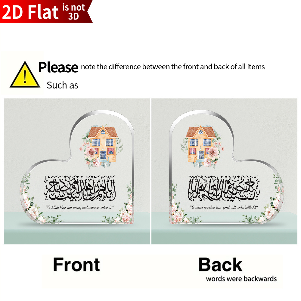 CIFBUY Acryl Plaque 2D Platte  - Home Decor Gift recensie en prijs