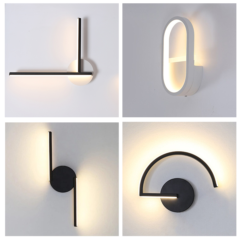 Moderne Scandinavische LED-wan - Home Decor Gold recensie en prijs