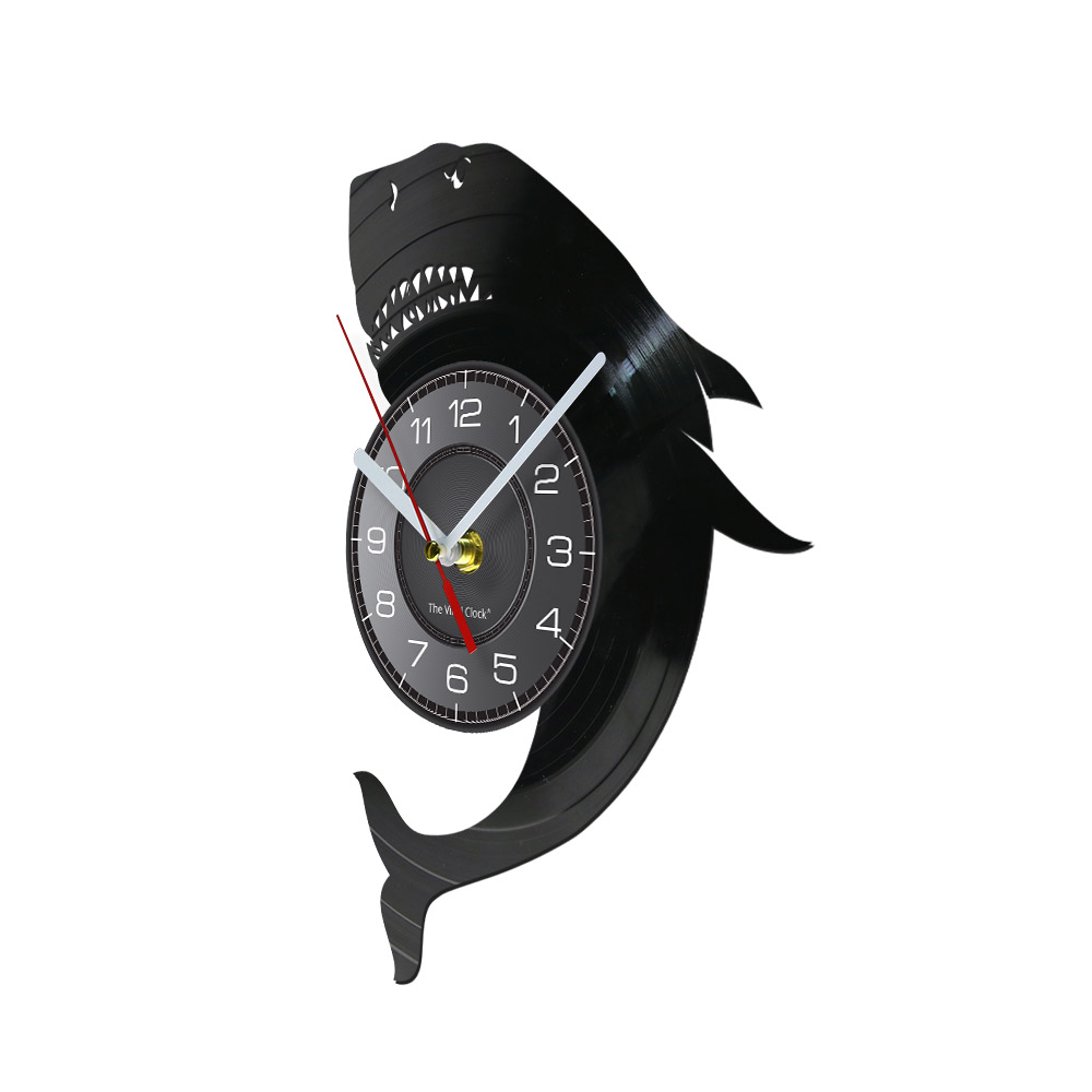 Haai Oceaan Vinyl Record Wandk - Wall Clock Silent recensie en prijs