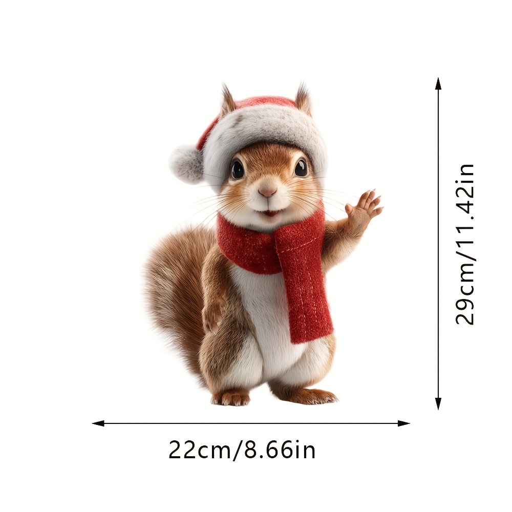 1pc Kerst Eekhoorn Raamsticker - Home Decor Shop recensie en prijs