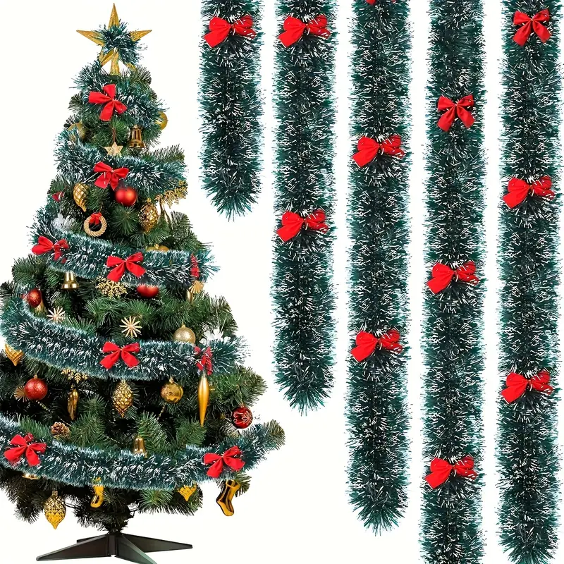 Kerst Strik Klatergoud Linten  - Home Decor Xmas Tree recensie en prijs