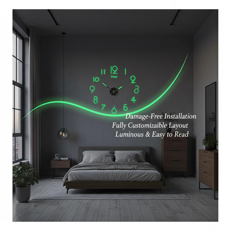 2026 Nieuwe 3D DIY Grote Wandk - Wall Clock Silent recensie en prijs