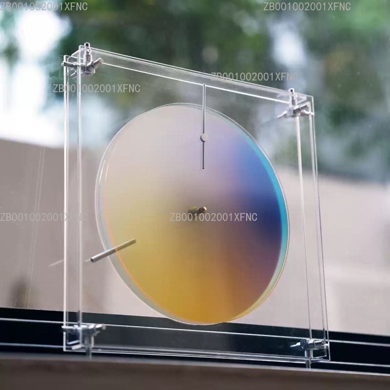 Driekleurige regenboog wand- e - Wall Clock Silent recensie en prijs