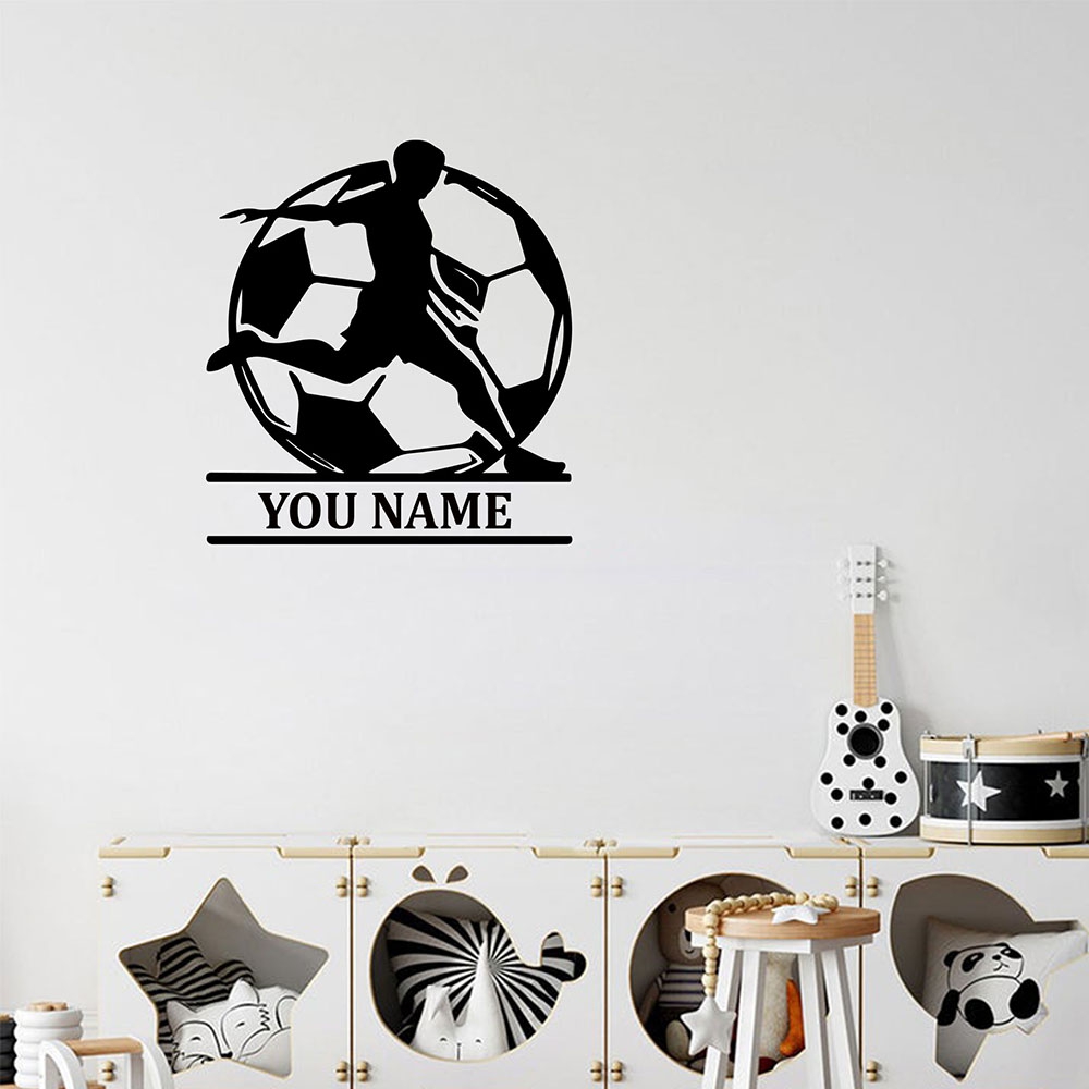 1PC Mode Voetbal Aangepaste Te - Home Decor Wall Tiles recensie en prijs