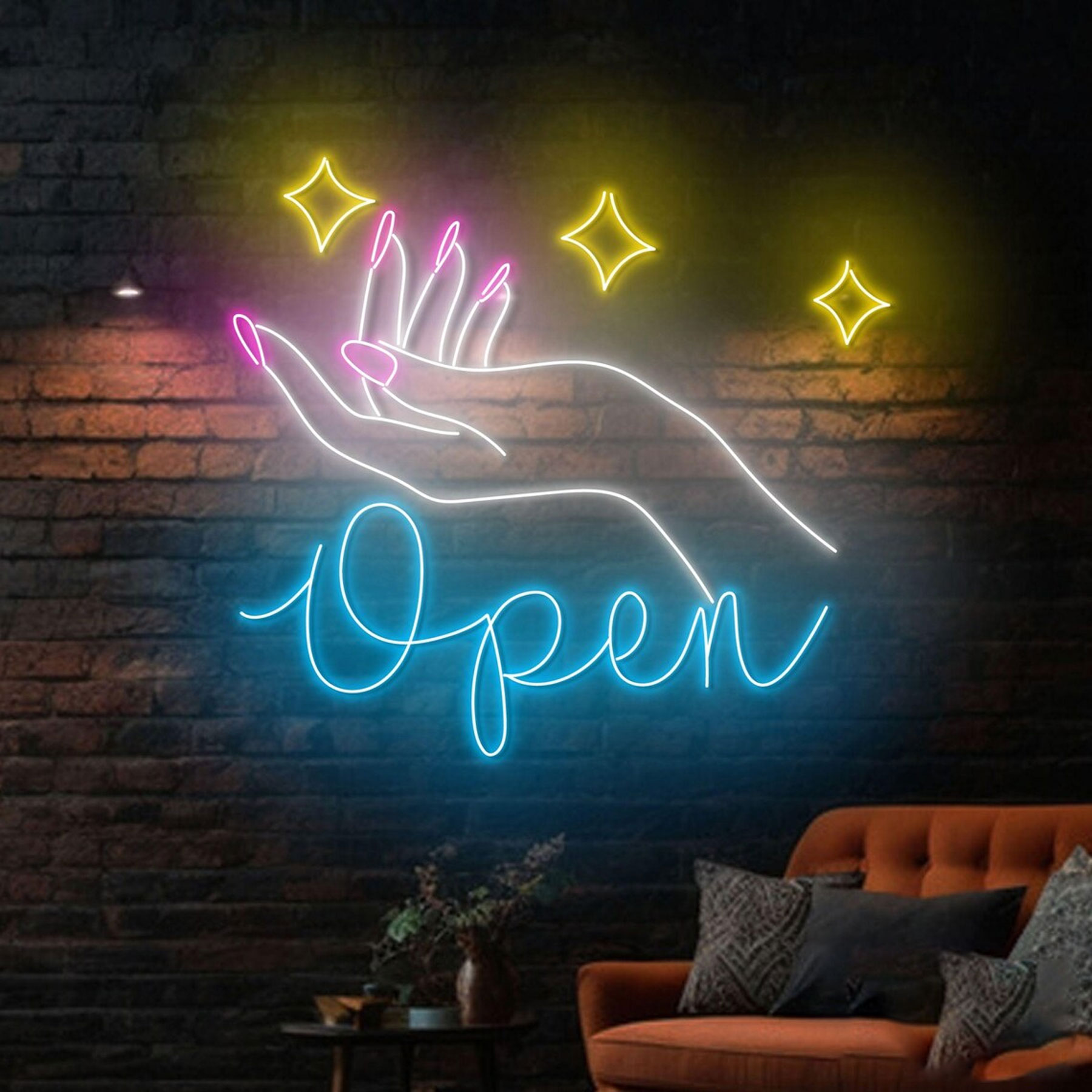 Nagels Spa Open Neon Sign Nage - Home Decor Shop recensie en prijs