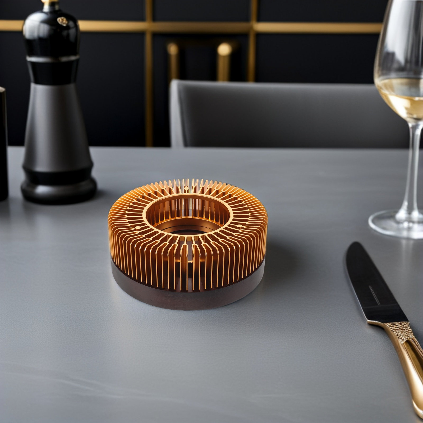 Gouden theepotverwarmer, alumi - Home Decor Gold recensie en prijs