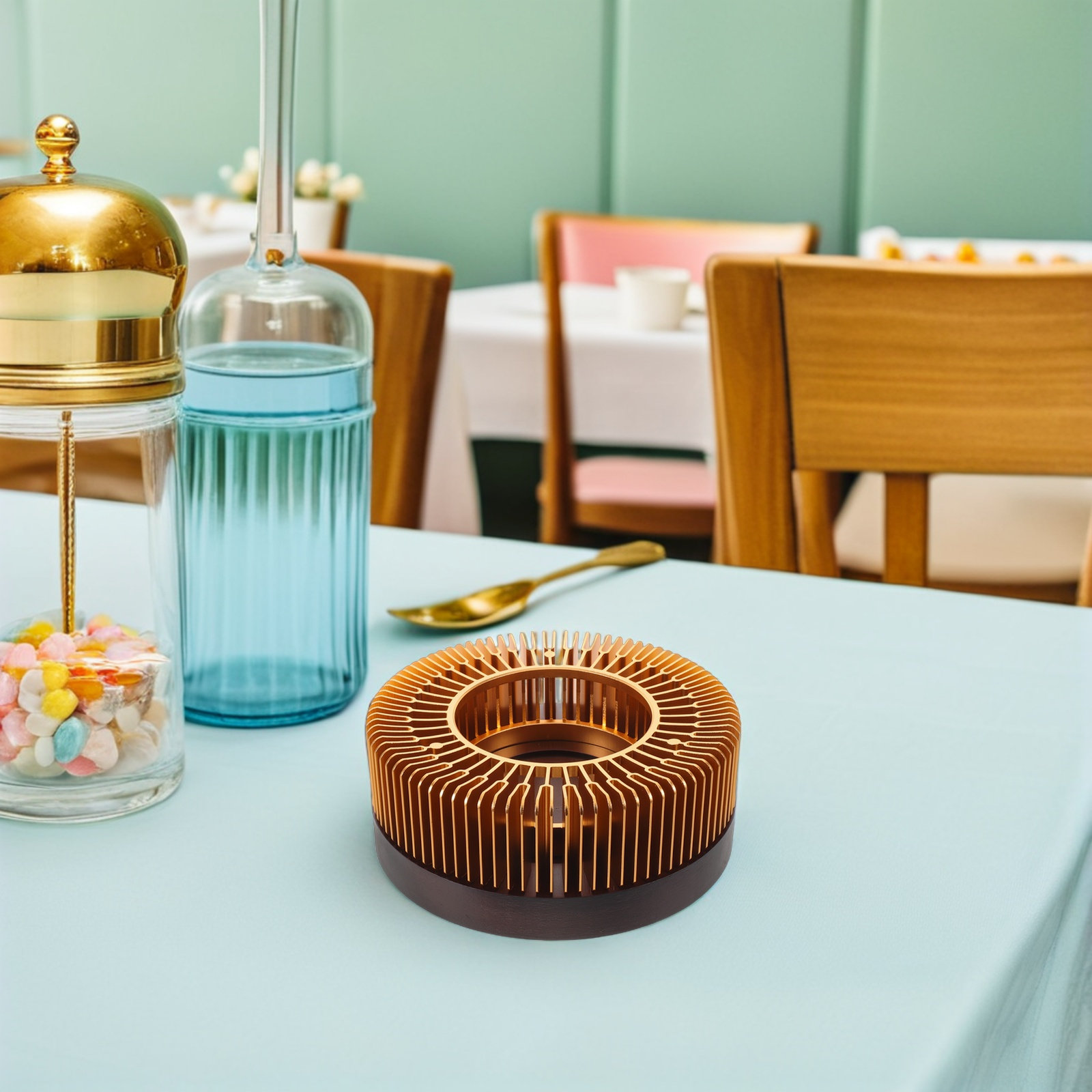 Gouden theepotverwarmer, alumi - Home Decor Gold recensie en prijs