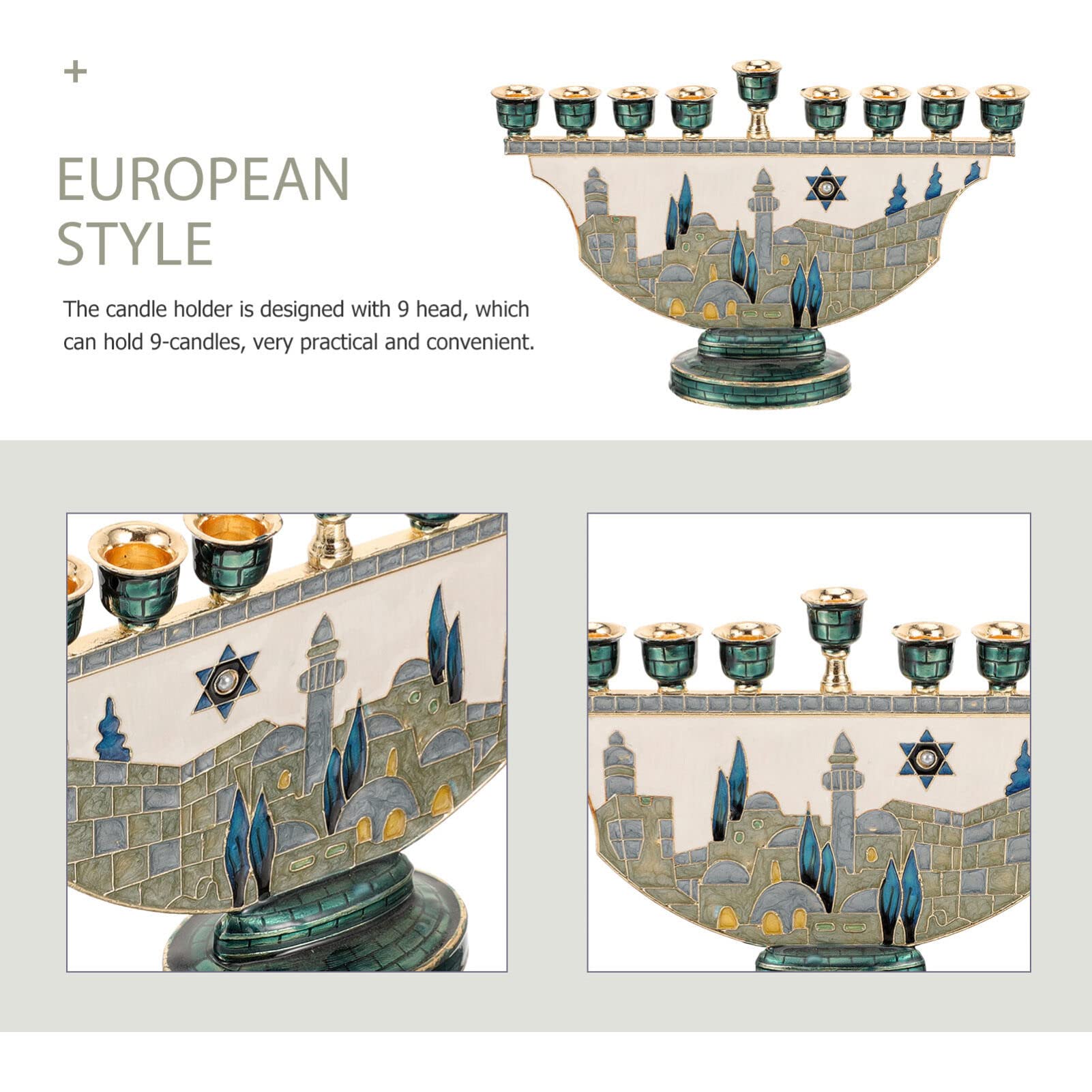 Jeruzalem Menora Hanukkah Kaar - Home Decor Gift recensie en prijs