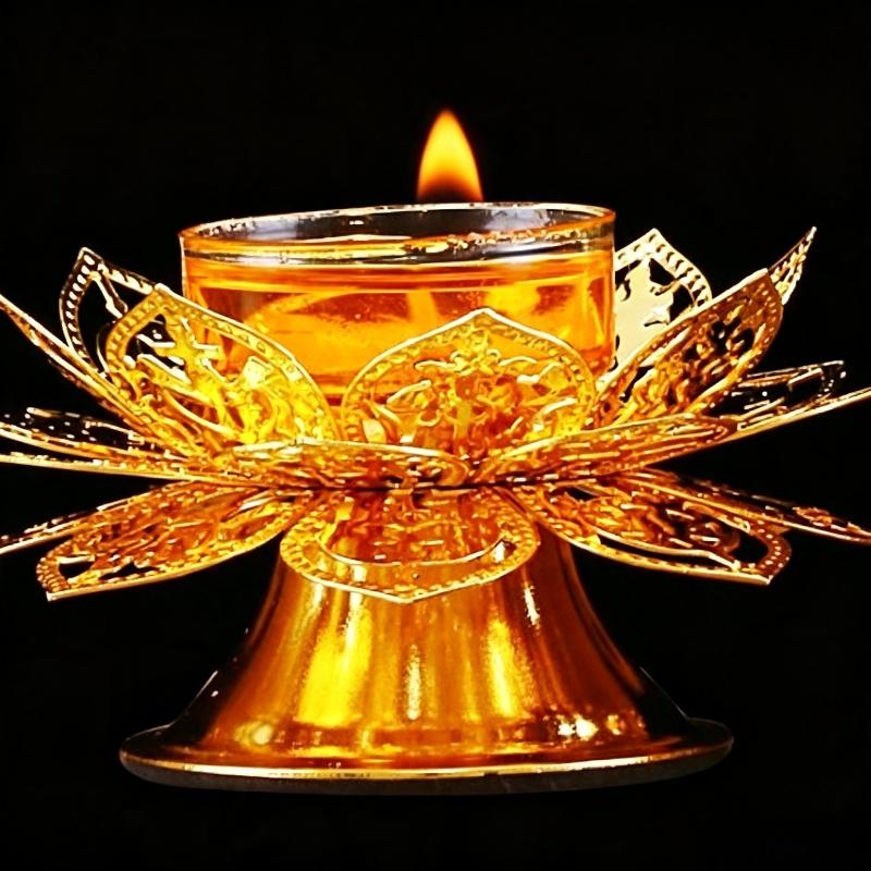 Theelichthouder Goud Lotus Des - Home Decor Gold recensie en prijs