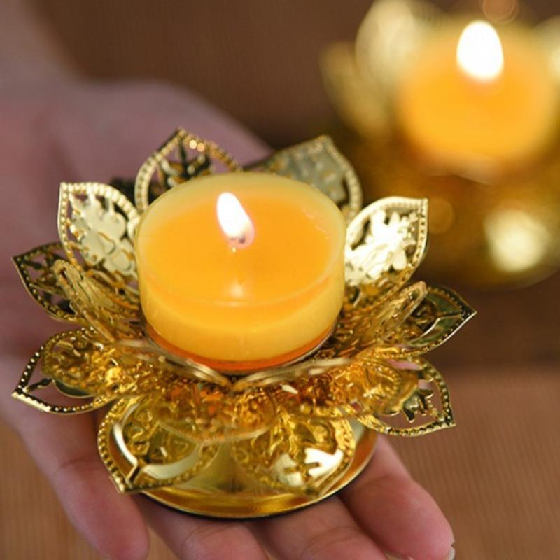 Theelichthouder Goud Lotus Des - Home Decor Gold recensie en prijs
