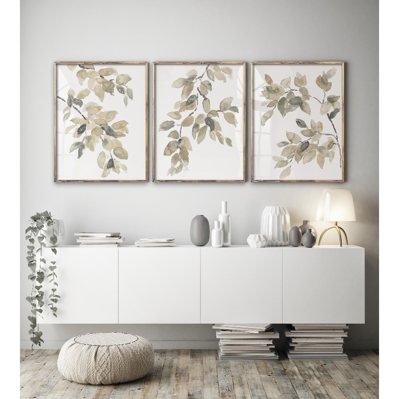 3 rustige botanische canvas mu - Home Decor Green recensie en prijs