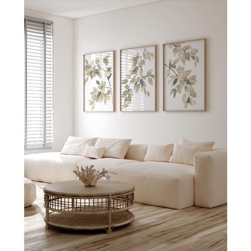 3 rustige botanische canvas mu - Home Decor Green recensie en prijs